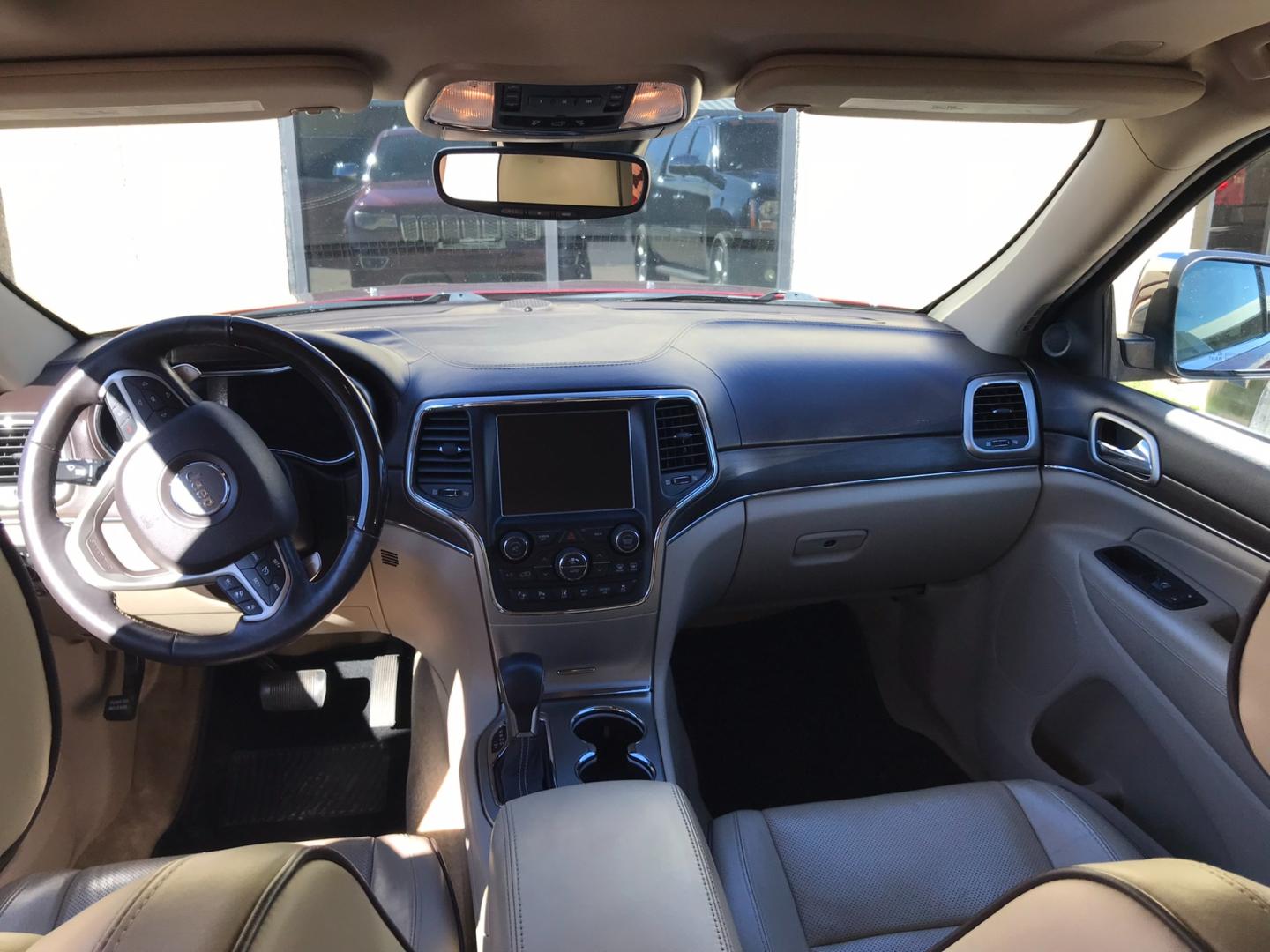 2017 MAROON Jeep Grand Cherokee (1C4RJFCT8HC) with an 5.7L V8 OHV 16V engine, 8-Speed Automatic transmission, located at 533 S Seven Points BLVD, Seven Points, TX, 75143, (430) 255-4030, 32.313999, -96.209351 - Photo#2